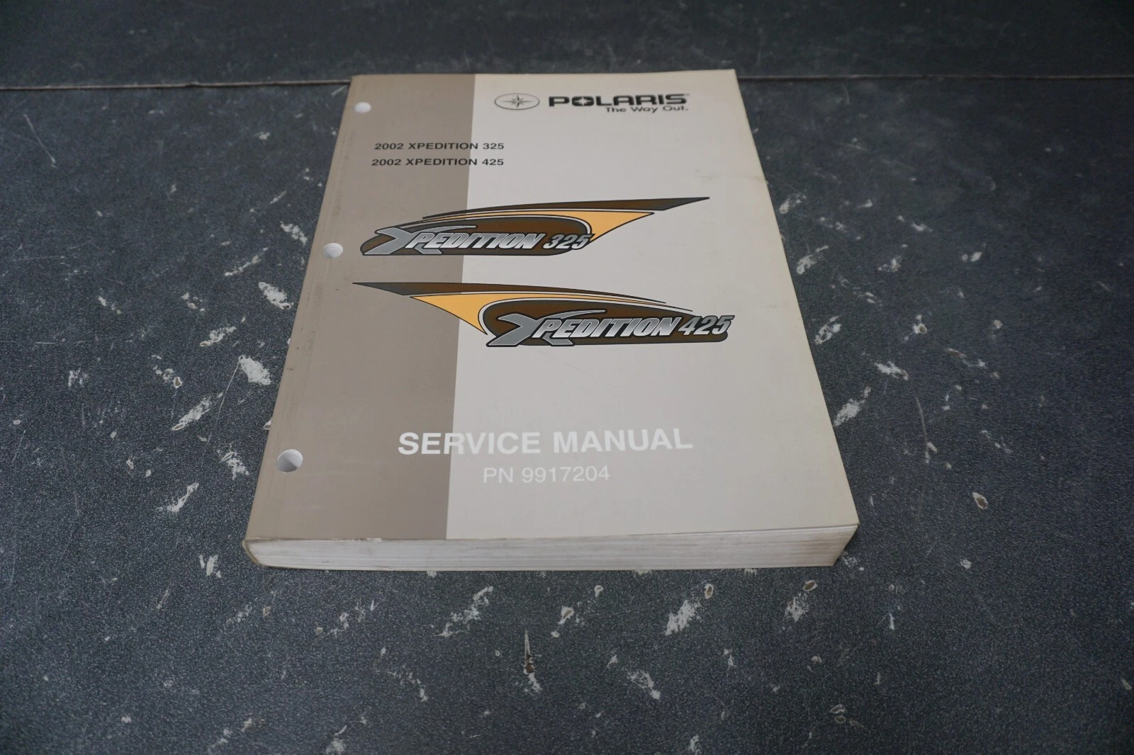 Polaris ATV 4-Wheeler OEM 2002 Xpedition 325 425 Service Manual 9917204