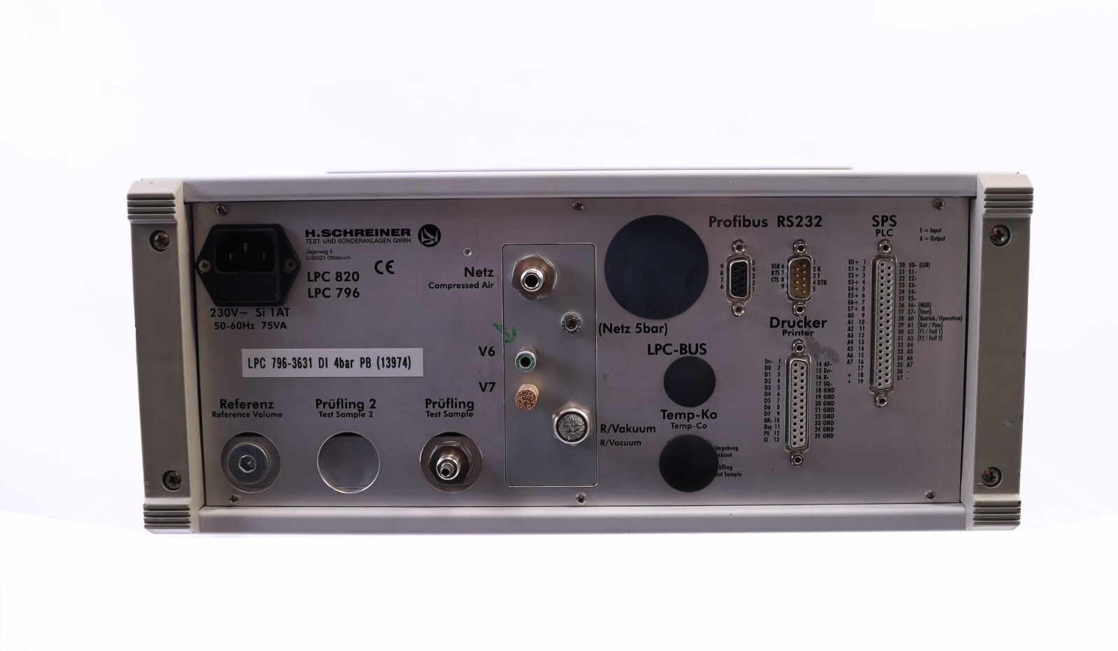 H.SCHREINER LPC 796 796-3631 DI 4bar PB 13974 | eBay