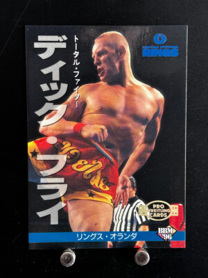 Dick Vrij Pro Wrestling Card 113 Professional Japanese 1996 BBM