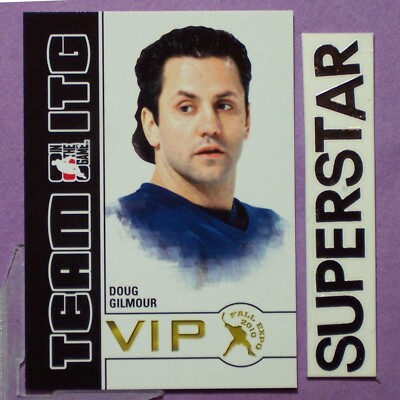 DOUG GILMOUR  2010-11  ITG  Fall Expo  Team ITG  VIP #ITG10 Toronto Maple Leafs