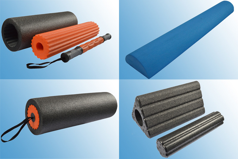 3 in 1 Pilatesrolle / halbe Yogarolle Pilates 2 in 1 Yoga Triangle MASSAGEROLLE