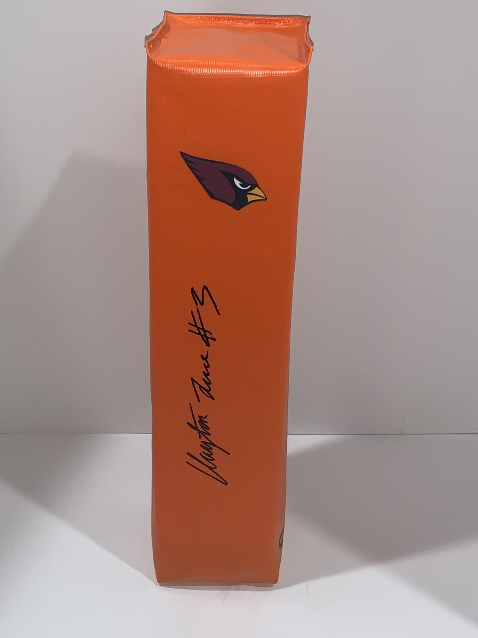 CLAYTON TUNE SIGNED TOUCHDOWN PYLON ARIZONA CARDINALS NFL STAR PROOF JSA COA 