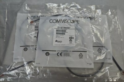 SYSTIMAX COMSCOPE GIGASPEED XL PATCH CORD 3FT DARK GRAY GS8E-DG-3FT LOT of 25