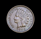 1895  Indian Head Cent  AU