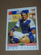1992 Classic Best Baseball Mike Piazza Rookie card #345 Factory set Break. rookie card picture