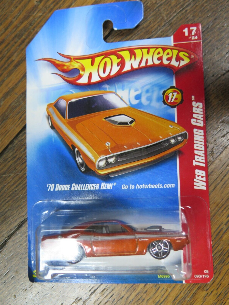 🚗 2008 Hot Wheels Web Trading Cars '70 Dodge Challenger HEMI #93