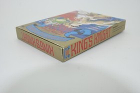 King's Knight (Nintendo NES) cartridge w/ Box, sleeve, manual, foam - oval seal