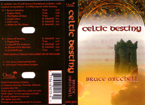 Celtic Destiny cassette (NEW!) Bruce Mitchell World Celtic - Picture 1 of 1