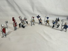 Vintage Safari LTD Knights Hand Painted Toy Figures Lot Of 8