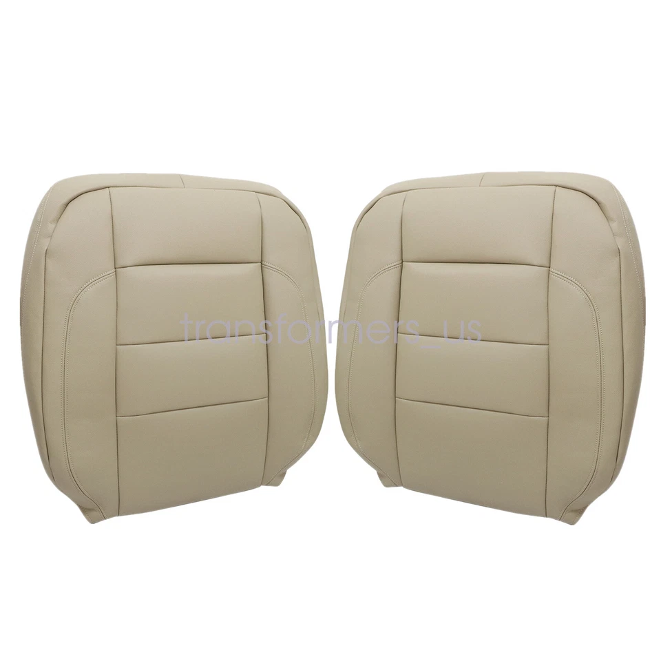 For 1998-2005 Lexus GS300 GS400 GS430 Both Side Top Leather Seat Cover Ivory - Image 3 of 4