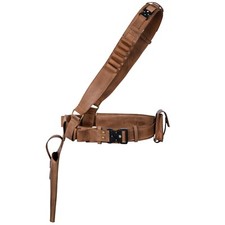 Mandalorian Belt with Holster Brown Leather Cosplay Costume Prop for Adult Men