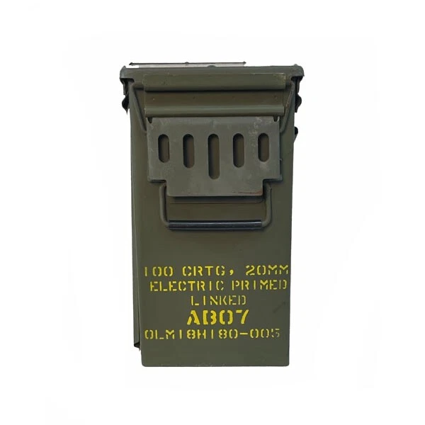 M548 20mm AMMO CAN USGI 7.62 METAL LARGE AMMO CAN EXCELLENT - Image 2 of 3