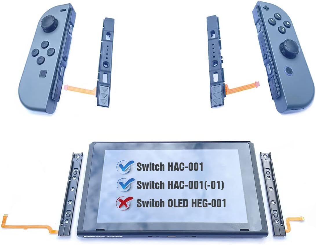 Slide Rail Replacement for Nintendo Switch and Joy Con