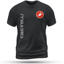 Castelli Cycling Bike Sport T-Shirt Funny Size S-5XL Made in USA