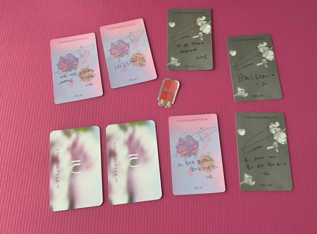 IU LEE LILAC Official Photocard 1st Musickorea Benefits K-POP NEW
