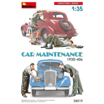 Miniart #38019 1/35 Car Maintenance 1930-40s-not included car
