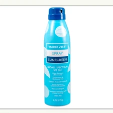 NEW Trader Joe's Spray Sunscreen SPF 50+ Broad Spectrum Exp. 06/26 *SEALED* 6 oz