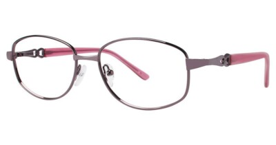 MODERN OPTICAL MARIA WOMEN'S METAL EYEGLASSES 53-17-135 PLUM/PINK WITH SOFT CASE