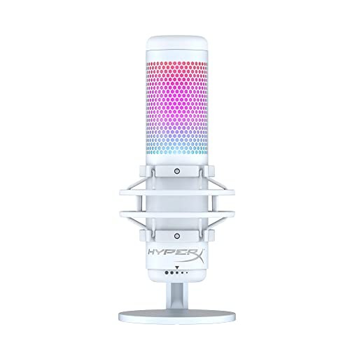HyperX QuadCast S – RGB USB Condenser Microphone for PC PS5 Mac