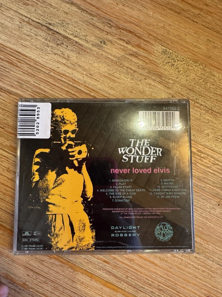 Never Loved Elvis - Music CD - The Wonder Stuff - 1991-06-25 - Polydor/ Polygr - Bild 4 von 4