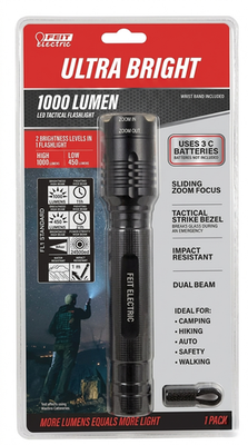 #ad Feit Electric FL1000 1000 Lumen LED Tactical Flashlight $24.00