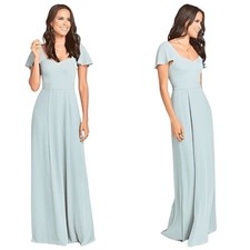 Show Me Your Mumu NWT Marie Sweetheart Maxi Dress Silver Sage Crisp Size XL 