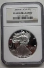 2004 W American Silver Eagle Proof - NGC PF69 ULTRA CAMEO Estate Coin