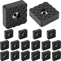 Quadratische GummifüßE 18 StüCk 30X30X10 Mm, Anti-Rutsch Gummipuffer FüR MöBel