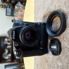 Nikon D90 12.3 MP DSLR Camera With Nikon 50 Mm 1.8D Lens - Black