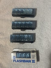 GE Flash Bar II 2 Unused 1 Partial Flash Bulbs for SX-70 Polaroid 29 Total Flash