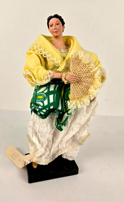Vintage Maria Clara Doll The Philippines Cloth Handmade Collectible