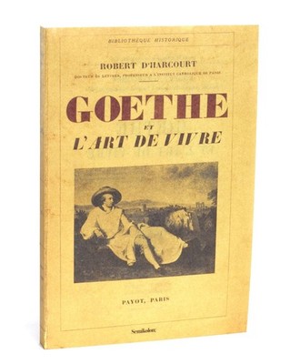 Semikolon Blank Book, Goethe L'Art de Vivre, Yellow (12218)