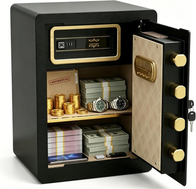 17.5'' Tall Fireproof Safe Box with Hidden Lock and Keypad Security