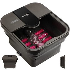 X Large Feet, Foot Spa Bath Massager Heat Soaker Massage Bubble Roller Deep Soak