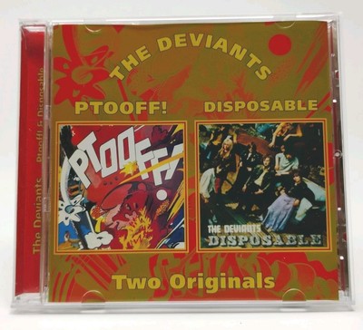 THE DEVIANTS PTOOFF! / DISPOSABLE CD  2006 2 albums Mason Records MR 56445