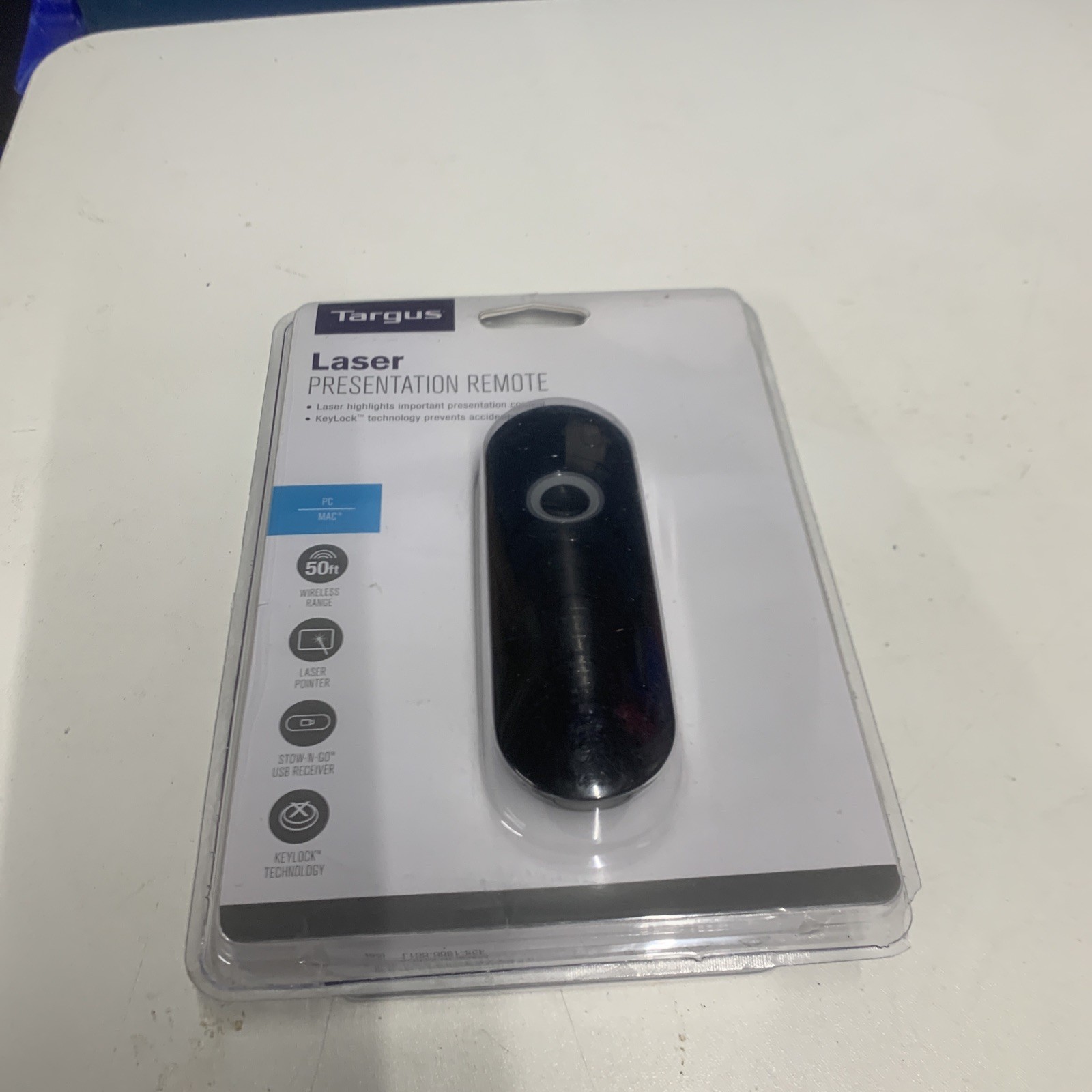 New Targus Wireless Laser Presentation Remote with Laser Clicker Black (AMP13EU)
