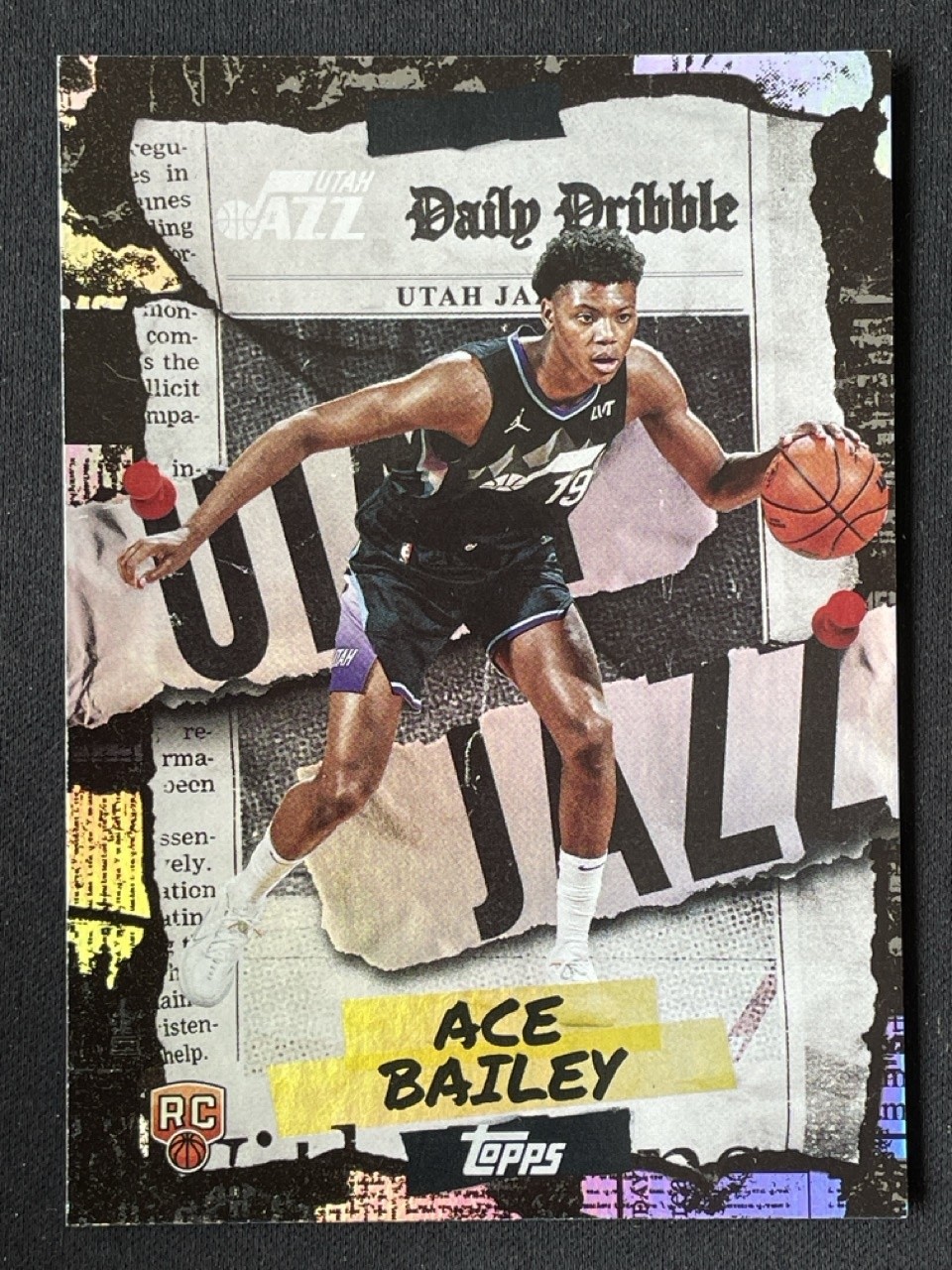 Ace Bailey 2025-26 Topps Flagship The Daily Dribble RC #DD-35