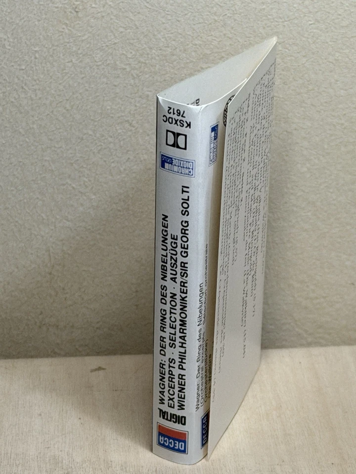 Wagner, Der Ring des Nibelungen - Excerpts (Solti) Cassette Tape (Decca, 1983) - Image 4 of 4