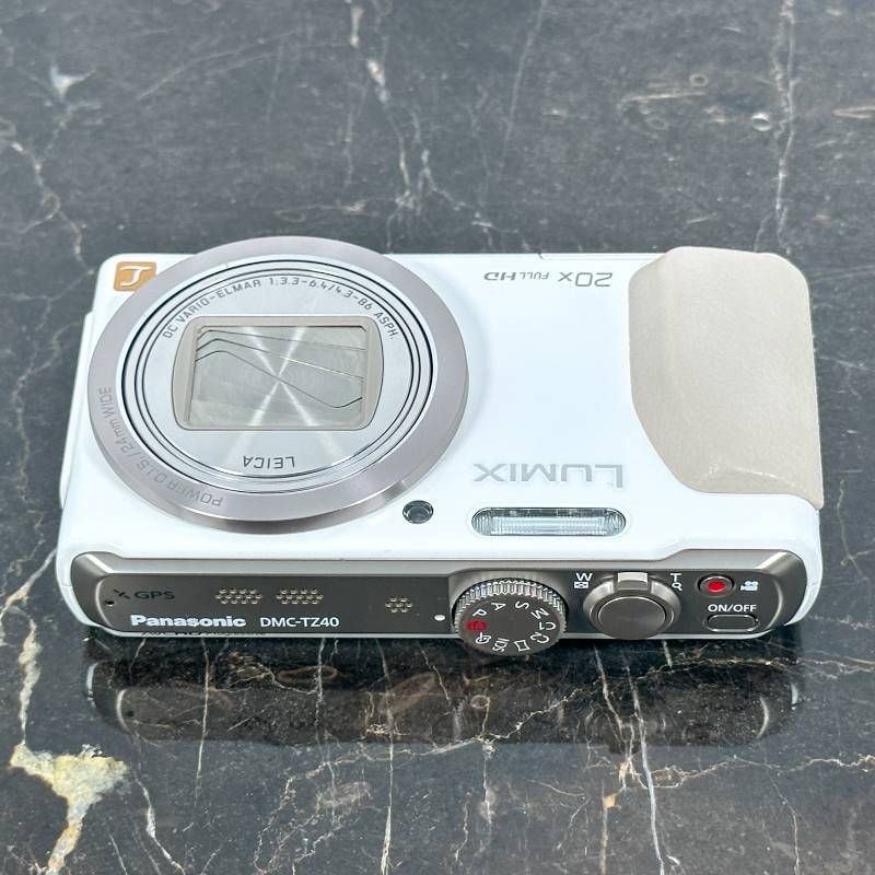 Panasonic LUMIX DMC TZ40 White 20x Leica Zoom 18.1MP WiFi GPS