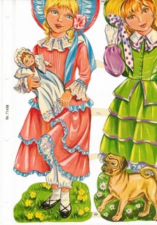 alte Oblaten Glanzbilder Stammbuchbilder Bogen MLP 1538