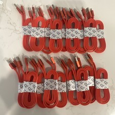 Braided Fast Charger Cable Heavy Duty USB 3 Ft Cord For iPhone - LOT OF 18