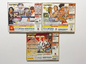 Dreamcast Capcom vs. SNK 1 Pro 2 Set Lot of 3 w/Spine DC Sega Game Japan JP