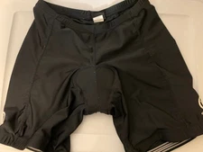 Canari Cycling Shorts Adult M Black Nylon Spandex Blend Padded