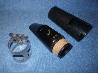 VANDOREN B44 Bb BASS CLARINET MOUTHPIECE - PRO LEVEL, EBONITE - VG CONDITION!