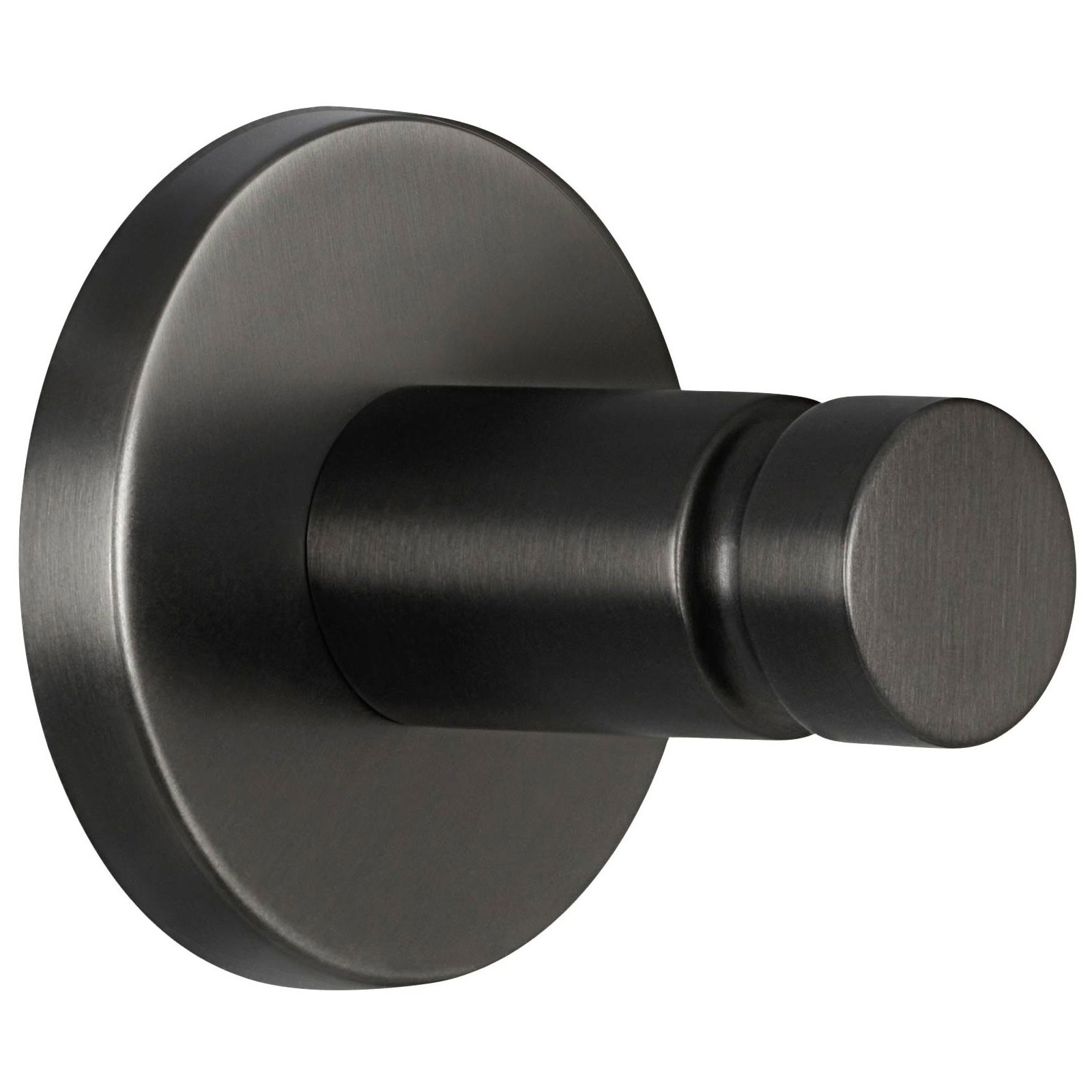 tesa MOON towel hook Adhesive metal brushed graphite