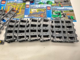 LEGO City: Cargo Train 60052 Parts Huge Lego Train Lot Tracks Etc W/Powered UP