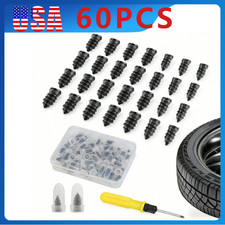 60X Tire Repair Rubber Nail Screw Tire Plugs Quick Puncture For Car Truck SUV