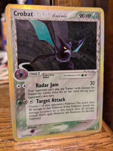 Crobat Pokemon (Delta Species) Reverse Holofoil