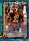 2025 Topps Signature Trey Amos Teal (RAW)