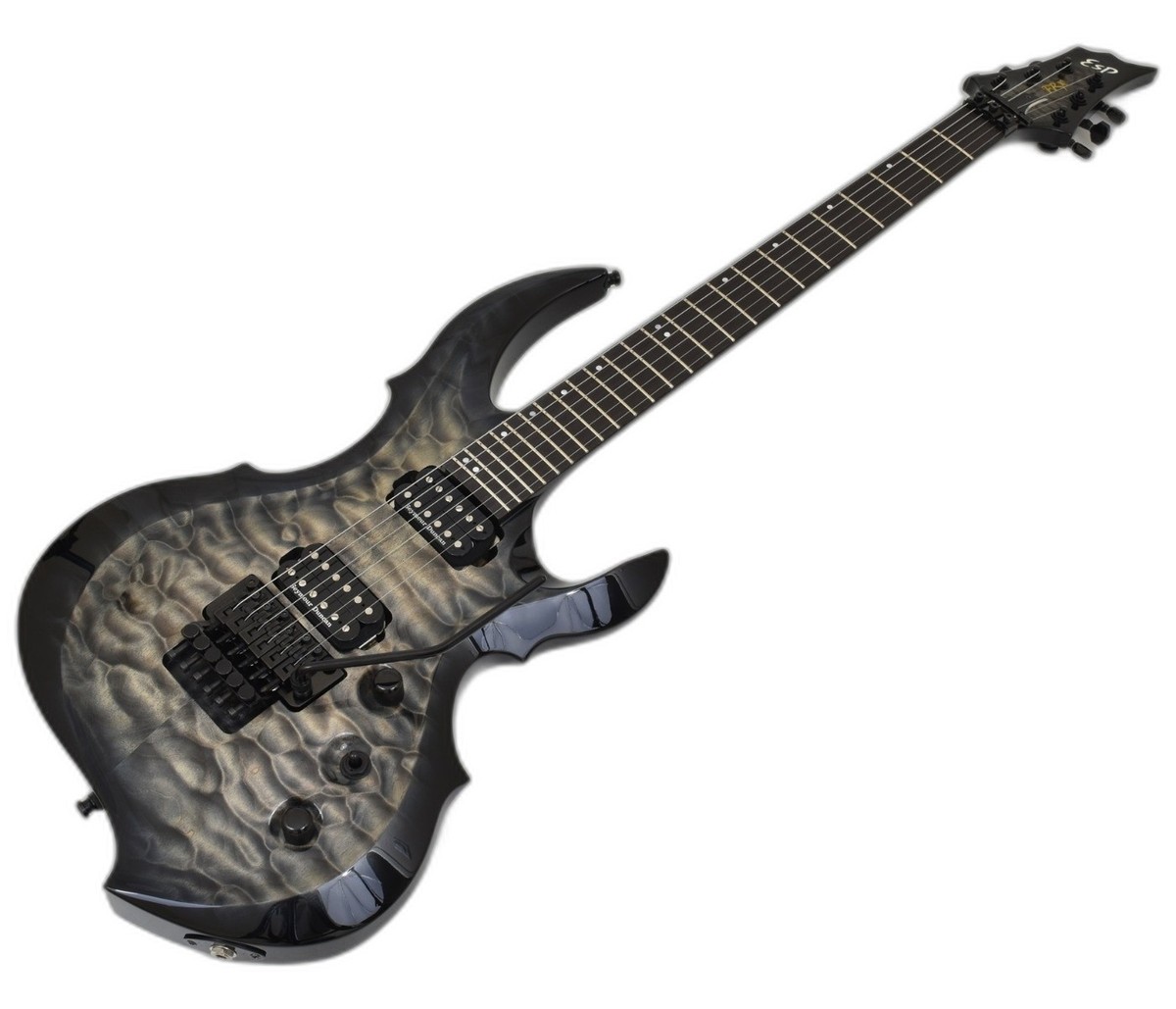 ESP FRX Kiso Custom Guitar See Thru Black Sunburst | eBay